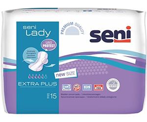 Seni Lady Extra Plus - Pañales para mujer (15 unidades)