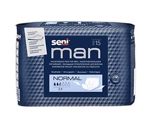 Seni Man Normal Fuite, Pañal para hombre, pack de 15 unidades