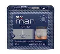 Seni Man Pants - Pantalones de cartón (talla L, 8 x 10 unidades)