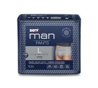 Seni Man Pants, saugfähige Unterwäsche für Männer - L | Packung (10 Stück)