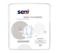 Seni San Classic Plus - Plantillas para incontinencia (4 x 30 unidades, mediano, 120 unidades)