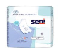 SENI SOFT SUPER DRY 60X90 CM 15PSC protector de cama absorbente
