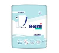 Seni Soft Super - Protector de cama (90 x 60 cm, 5 unidades)
