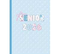 SENIOR 2026 BLUE MEMORY BOOK: Signatures, Advice, Quotes, Photos or Notes - Collect Memories from Friends, Teachers & Classmates, High School or ... Hardcover, 100 Blank Pages, 8.25 x 11 inches