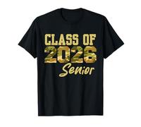 Senior 2026 Class of 2026, Graduation 2026 Camouflage Camiseta