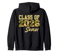 Senior 2026 Class of 2026, Graduation 2026 Camouflage Sudadera con Capucha