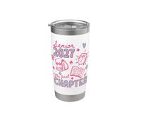 Senior 2027, Clase de 2027, Secundaria Senior, 27 Graduado Vaso térmico de acero inoxidable de doble pared