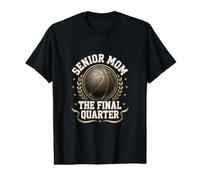 Senior Basketball Mom The Final Quarter Game Day Graduación Camiseta gráfica económica
