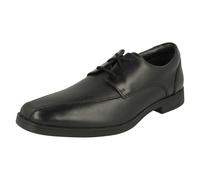 Senior Chicos Clarks Cuero Cordones Elegante Formal Escuela Zapatos ' Scala Paso