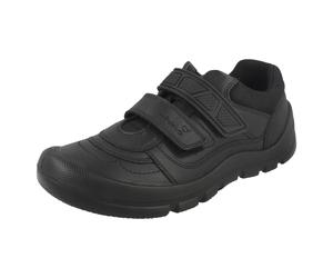 Senior Chicos Startrite Rinoceronte Cierre Adhesivo Zapatos de Piel para Colegio