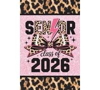 Senior Class of 2026 (Pink and Animal Print): Blank 120 Page Lined Journal/Notebook/Poetry/Lyric Book