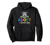 Senior Dog Adoption. Adopt a Senior Dog. Cute Rescue Sudadera con Capucha