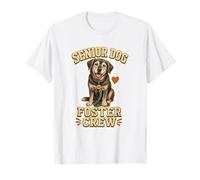 Senior Dog Foster Crew Perro Acogida Camiseta