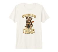 Senior Dog Foster Crew Perro Acogida Camiseta Premium