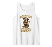 Senior Dog Foster Crew Perro Acogida Camiseta sin Mangas