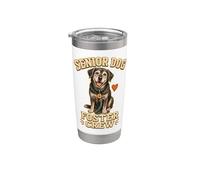 SENIOR DOG FOSTER CREW Perro Acogida Vaso térmico de acero inoxidable de doble pared