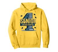 Senior: Estudiante de Primer año fue Hace Cuatro años - Regalo de graduación Sudadera con Capucha, Unisex para Adultos, Limón, L