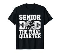 Senior Football Dad Father El último Trimestre 2026 Día del Juego Camiseta