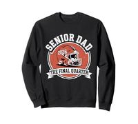 Senior Football Dad Father El último Trimestre 2026 Día del Juego Sudadera