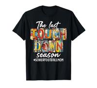Senior Football Mom Graduación Última Temporada de Touchdown 2025 Camiseta
