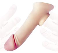 Senior Masculino Realista Condones Alargados Y Engrosados Simular El Tacto Real De La Piel CondóN De EyaculacióN TardíA Anticonceptivos Reutilizables (D)