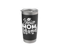 Senior Mom Squad Día de la Madre Vaso térmico de acero inoxidable de doble pared