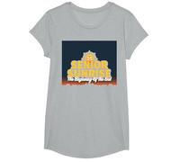 Senior Sunrise 2025: el Principio del Fin Camiseta, Niñas, Gris Jaspeado, L