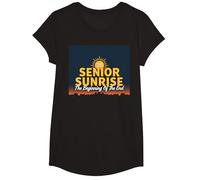 Senior Sunrise 2025: el Principio del Fin Camiseta, Niñas, Negro, S