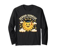 Senior Sunrise 2026 My Last First Day Cute Graduation Sun Manga Larga