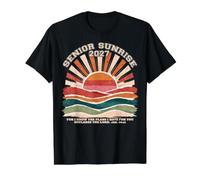 Senior Sunrise 2027 Christian Teen Faith Jer 29 Boho Varsity Camiseta gráfica económica, Hombre, Negro, L