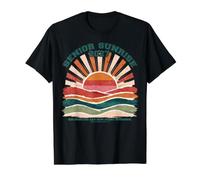 Senior Sunrise 2027 Christian Teen Faith Sus misericordias Son Nuevas Camiseta gráfica económica, Hombre, Negro, M