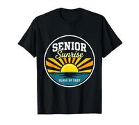 Senior Sunrise Class of 2027 Graduación Sunset Ocean Camiseta