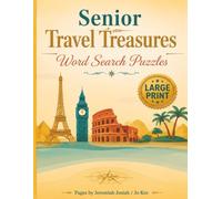 Senior Travel Treasures Word Search Puzzles: Large Print Word Search for Seniors and Adults -- 61 Relaxing Travel Puzzles with Fun Facts About Famous ... Easy Brain Games Gift for Grandma and Grandpa