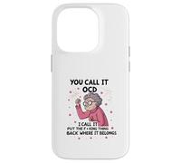 Senior, tú lo llamas TOC, yo lo llamo Pon la maldita cosa atrás Carcasa para iPhone 14 Pro