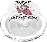Senior, tú lo llamas TOC, yo lo llamo Pon la maldita cosa atrás PopSockets PopGrip para MagSafe