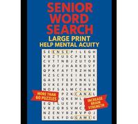 Senior Word Search: Large Print Improve Mental Acuity