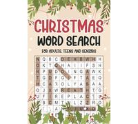 Seniors Christmas Gifts: Christmas Word Search Puzzles For Adults Large Print: 1500+ Holiday Words To Find, Cozy Winter Presents For Men & Women For Relaxation (Stocking Stuffers Teens)