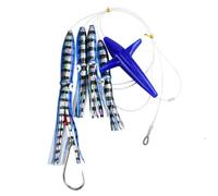 Señivos de Pesca, Cebo de Pesca de trollas de Agua Salada, Cebo de natación con Aguas saladas Brillantes para Tiburones de túnica de bajo, Deportes