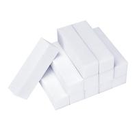 Senkary 12 Piezas Bloque de Lijado Blanco Lima de Esponja Herramientas de Punta de Arte de Uña de Manicura