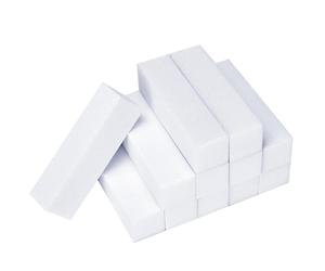 Senkary 12 Piezas Bloque de Lijado Blanco Lima de Esponja Herramientas de Punta de Arte de Uña de Manicura