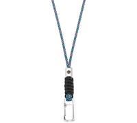 SENLLY Llavero de Cuello para Llaves, Teléfono Móvil, Badge Id Tarjeta, Diseño Trenzado de Paracord Cordón con Herrajes de Acero Inoxidable