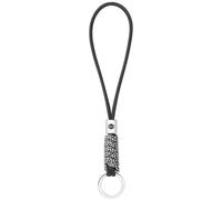 SENLLY Llavero de Muñeca para Llaves, Teléfono Móvil, Cartera, Diseño Trenzado de Paracord Cordón con Herrajes de Acero Inoxidable