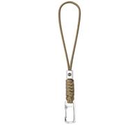 SENLLY Llavero de Muñeca para Llaves, Teléfono Móvil, Cartera, Diseño Trenzado de Paracord Cordón con Herrajes de Acero Inoxidable