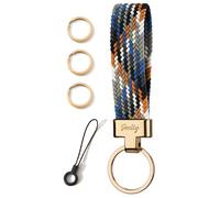 SENLLY Llavero para Coche, Minimalista Llavero Elástico, Cordón para Car Key Fob