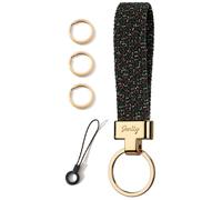 SENLLY Llavero para Coche, Minimalista Llavero Elástico, Cordón para Car Key Fob