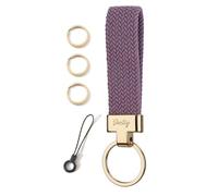 SENLLY Llavero para Coche, Minimalista Llavero Elástico, Cordón para Car Key Fob