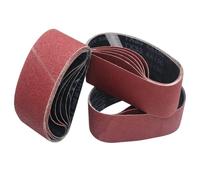 Senmai Tools Bandas de Lija 65 x 410 mm, (grano 40 80 120 150 240) para Lijadora de Banda(DN83, DN83E, BS650, BD83, BD83E, KA83),para Quitar el Polvo, barniz - Senmai Tools