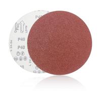 SenmaiTools 30 Piezas Discos de Lija 180 mm Papel de Lija 5 x Grano 24 40 80 120 180 240 Discos Abrasivos Adecuado para Lijadora en Seco Lijadora Giraffe