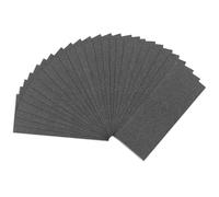 SenmaiTools Papel de Lija 120 Grano 25 Piezas 93 x 230 mm Lijas al Agua/Seco para Madera Pared Automóvil Pintura Metal