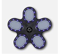 Senmeo Wall-Mounted Interactive Boxing Machine for Music, Featuring Gloves, USB Charging, And Made from PE Material - Ideal for Adult Home Workouts And Reflex Training, in Black